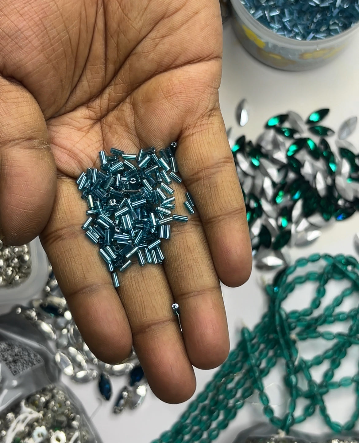 Glass Tube/Seed Beads