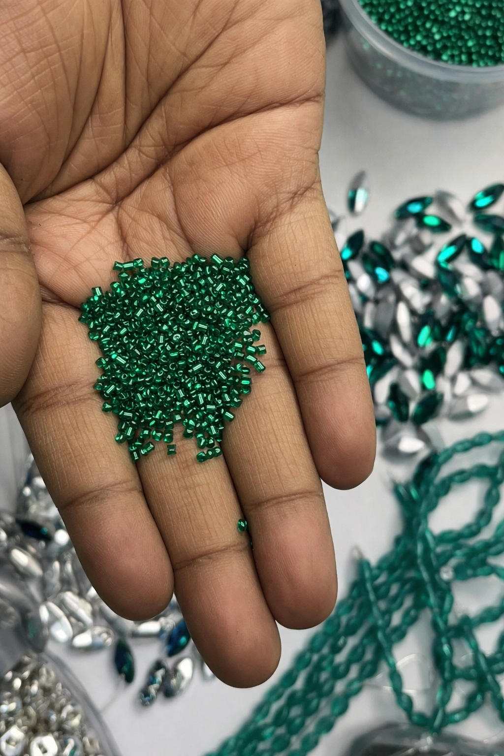 Glass Tube/Seed Beads