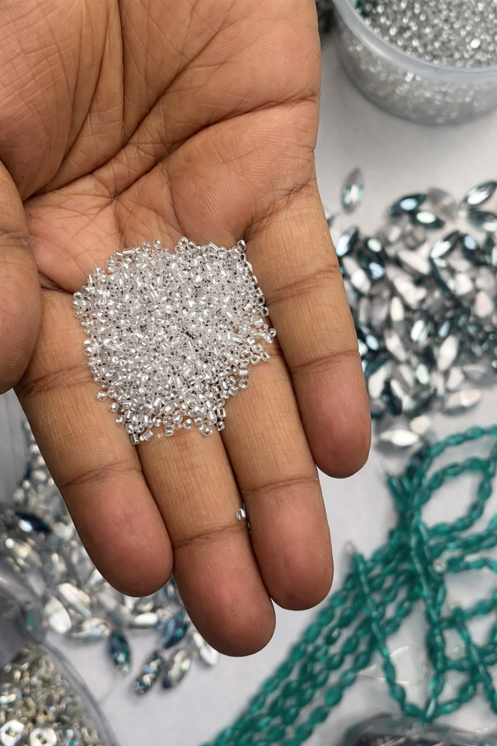 Glass Tube/Seed Beads